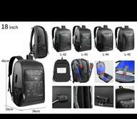 Antitheft laptop backpack bags