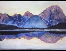 mountain painting