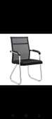 Black reception office chair