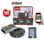 Dahua CCTV 4 camera Set Full Package Kit