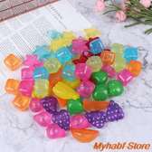 20pc pack Reusable silicone ice cubes.