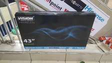 Vision Plus 43", FHD FRAMELESS SMART, Android LED TV-NEW