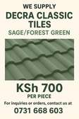 DECRA Classic Tiles – Sage/Forest Green