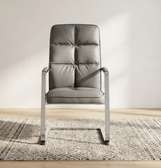 Office Chair; Executive Leather Visitor's Chair