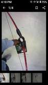 Adult Archery Bow Fiberglass Red 1.4 meters