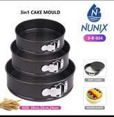 Nunix Round Cake Mould 3PCs