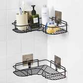 Triangular Bathroom organizer shelf