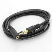 stereo jack 3.5mm male to female extension cable 1.5m