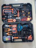 128PCS Hand Tool Drill Kit Repair Home Kits