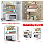 3 tier over the microwave organizer