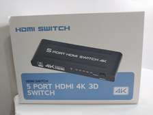 5-Port HDMI Switch 5x1 powered Switcher 4K 1080P