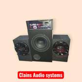 Clains Audio Speaker System Black with Subwoofer