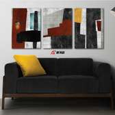 Red &Black abstract Canvas Art