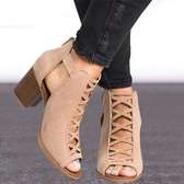 Ladies chunky heels