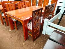 Readily available 8-Seater Solid Mahogany Dining Table