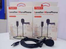 New wired hands free mini lavalier microphone type-c