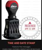 Company dater round stamp