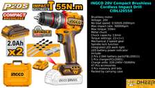 INGCO 20V Compact Brushless Cordless Impact Drill CIDLI20558