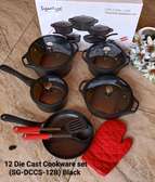 12pieces  die cast cook ware set