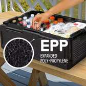 Foldable, waterproof picnic storage box