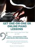 Get One-On-One or Online Piano Lessons