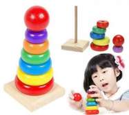 Stack Up Rainbow Tower-Know Colours