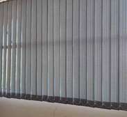 grey vertical blinds