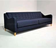 Modern three seater blue tufted sofa set Kenya