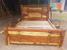 5by6 BED MADE OF TEAK HARD WOOD
