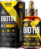 Liquid Biotin & Collagen Hair Growth Drops 60,000mcg