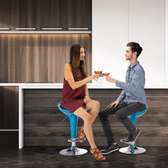 Office Barstool: Height Adjustable Maple Office Stool
