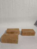 Durable Fire Bricks Refractory Clay Light Brown 3-Pack