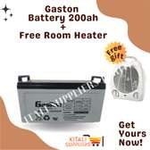 Battery 200ah With Free Room Heater