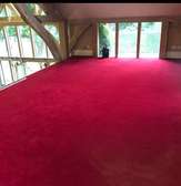 RED wall to wall carpets