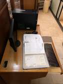 Desktop computer with table