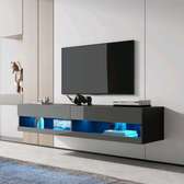 Floating Modern TV stand with LED light