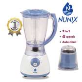 Nunix Blender 2-in-1 with 4 Speeds & Auto Clean