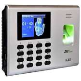 zkteco k40 biometric reader