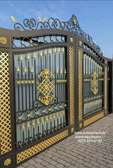 Double Swing Gate Black and Gold