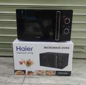 Haier Manual Microwave Oven, 20L.Black