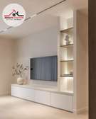 Gypsum wall unit interior design Nairobi