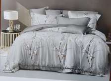 grey print bidden cotton duvets