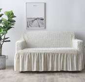 White Stretchable Turkish Sofa Covers
