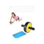 ABS Wheel Abdominal Roller Workout Exercise Arm And Waist Fitness Exerciser