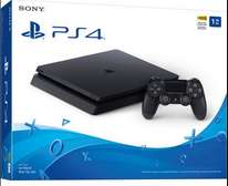 Sony Playstation PS4 1TB  Black Slim Console