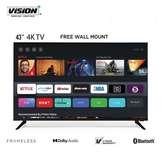 Vision Plus VP8843KV - 43″ 4K Frameless V+ OS Smart TV