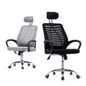 Office chair with a headrest