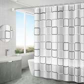 3D bathroom curtain