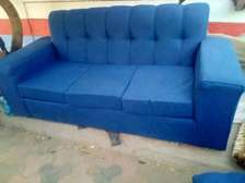 READY MADE BLUE 3 SEATER SOFA