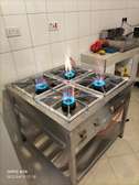 Square gas cooker four burner